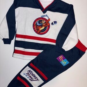 Vintage Disney Winnie the Pooh “Tigger” Hockey Outfit – Kids 2-Piece Set